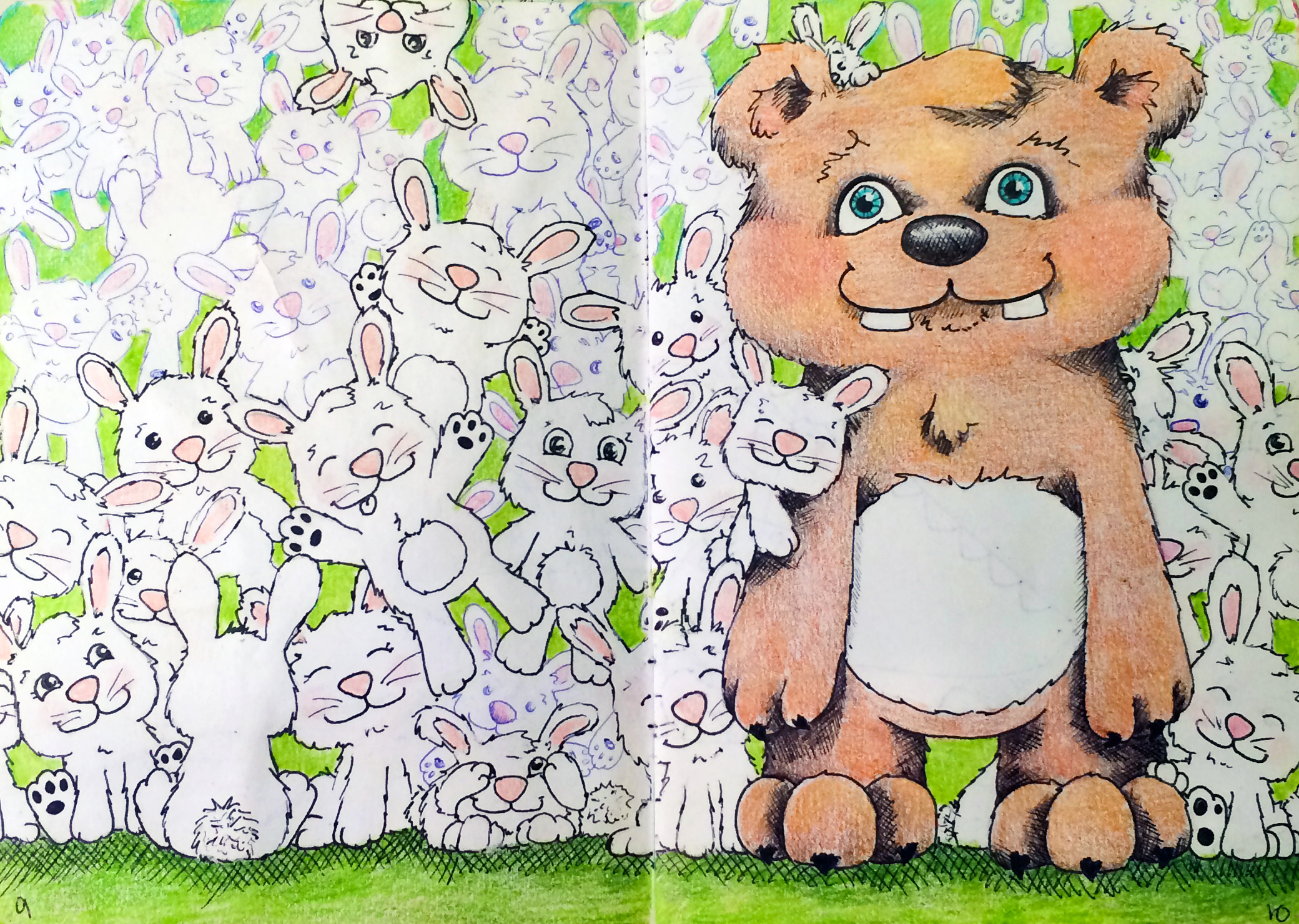 A Bear & His Bunnies