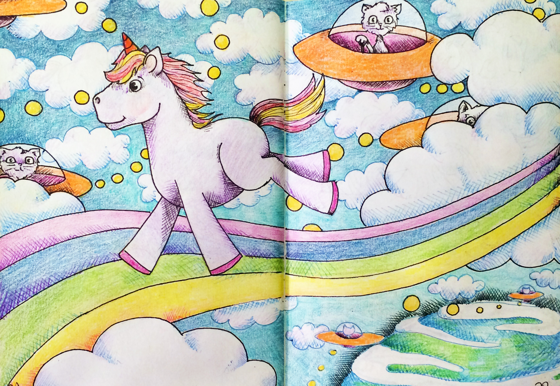 The Unicorn and Space Cats