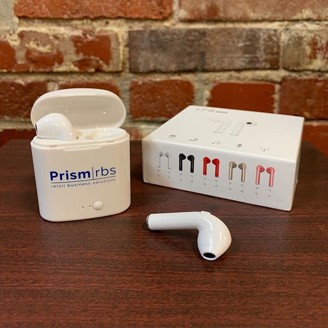 One of our favorite promotional products. The i7s wireless headphones. 🎶 .
.
.
.
#promoproducts #custommerch #headphones #earbuds #earphones #promoitems #promotionalproducts #mylnk #screeninkne
