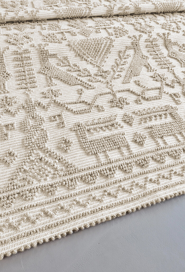 Allusion Carpet, by Pretziada Studio, made by Mariantonia Urru_Ecru.jpg
