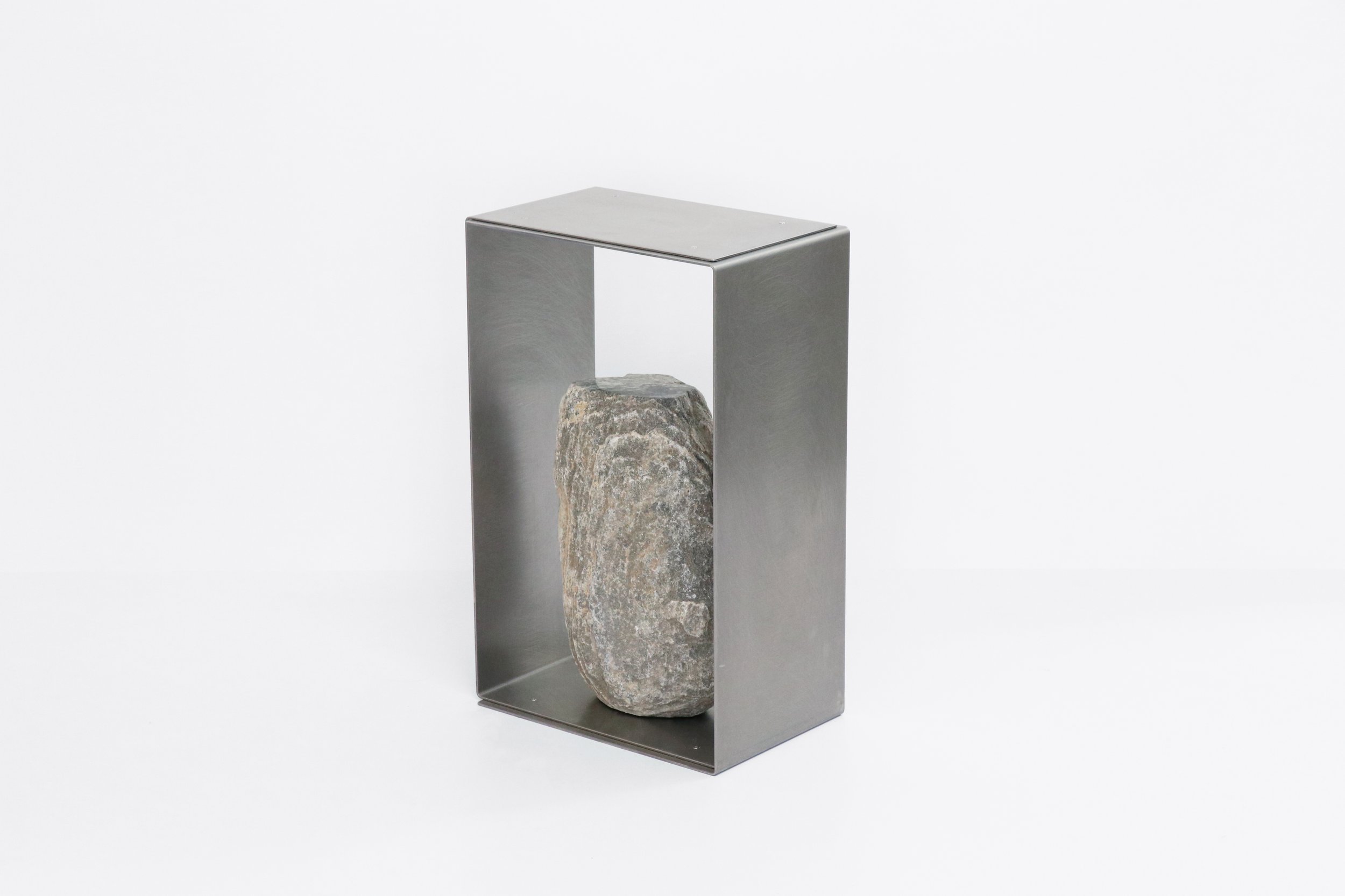 Steel and Stone - side table - Stainless steel -  edition 6 - B copy.jpg