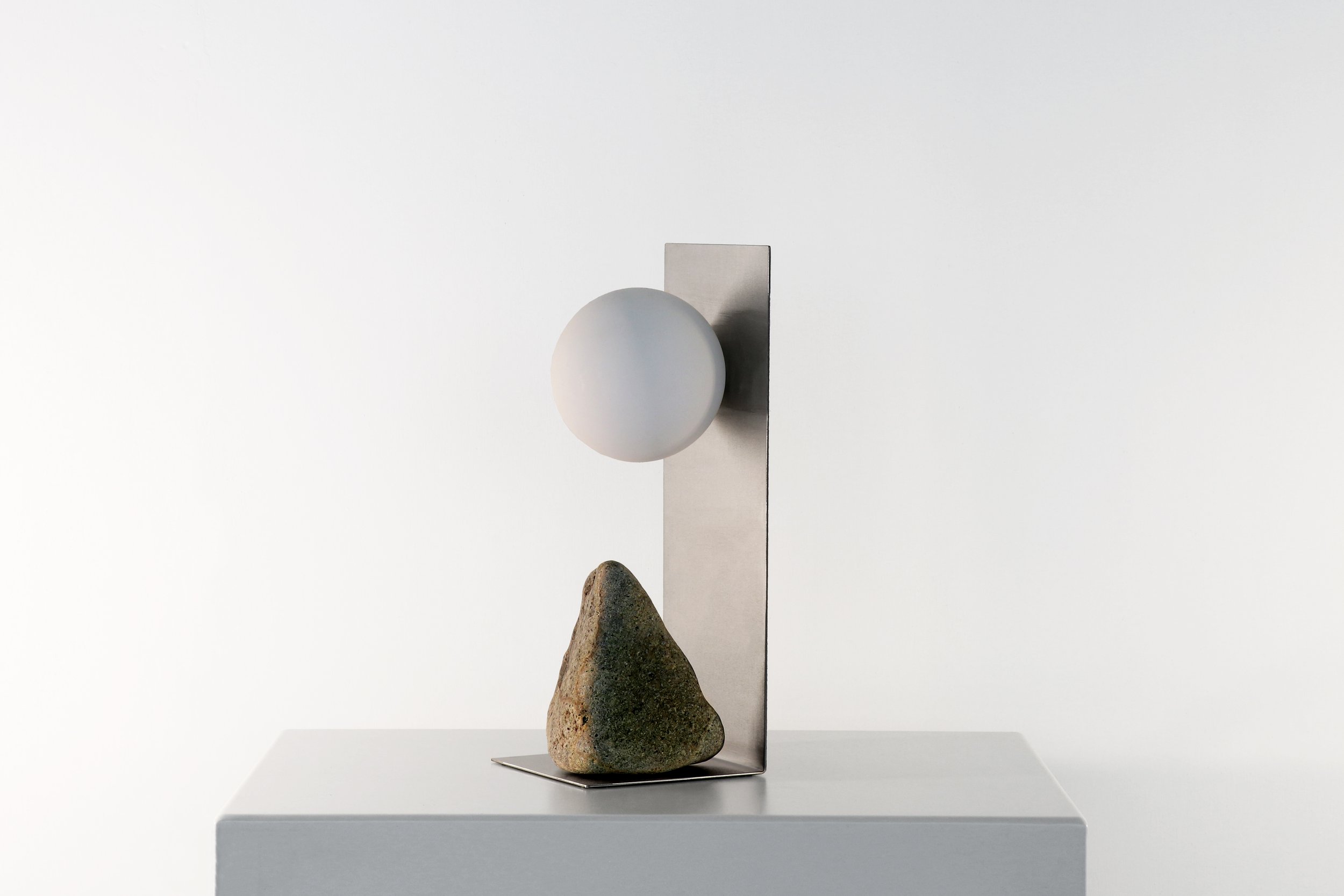 Steel and Stone - table light - stainless steel - edition 1 - A.jpg