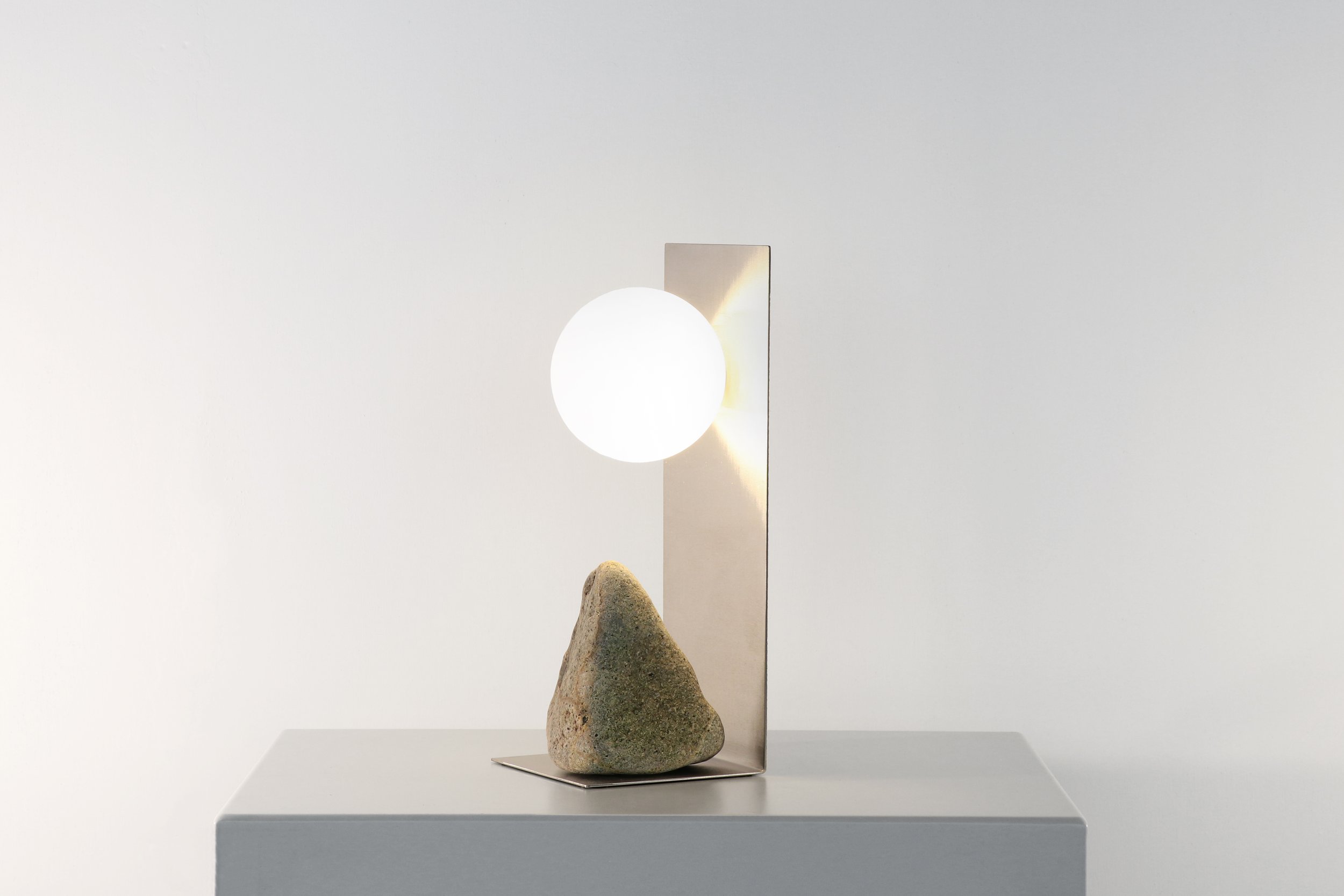 Steel and Stone - table light - stainless steel -  edition 1 - B.jpg