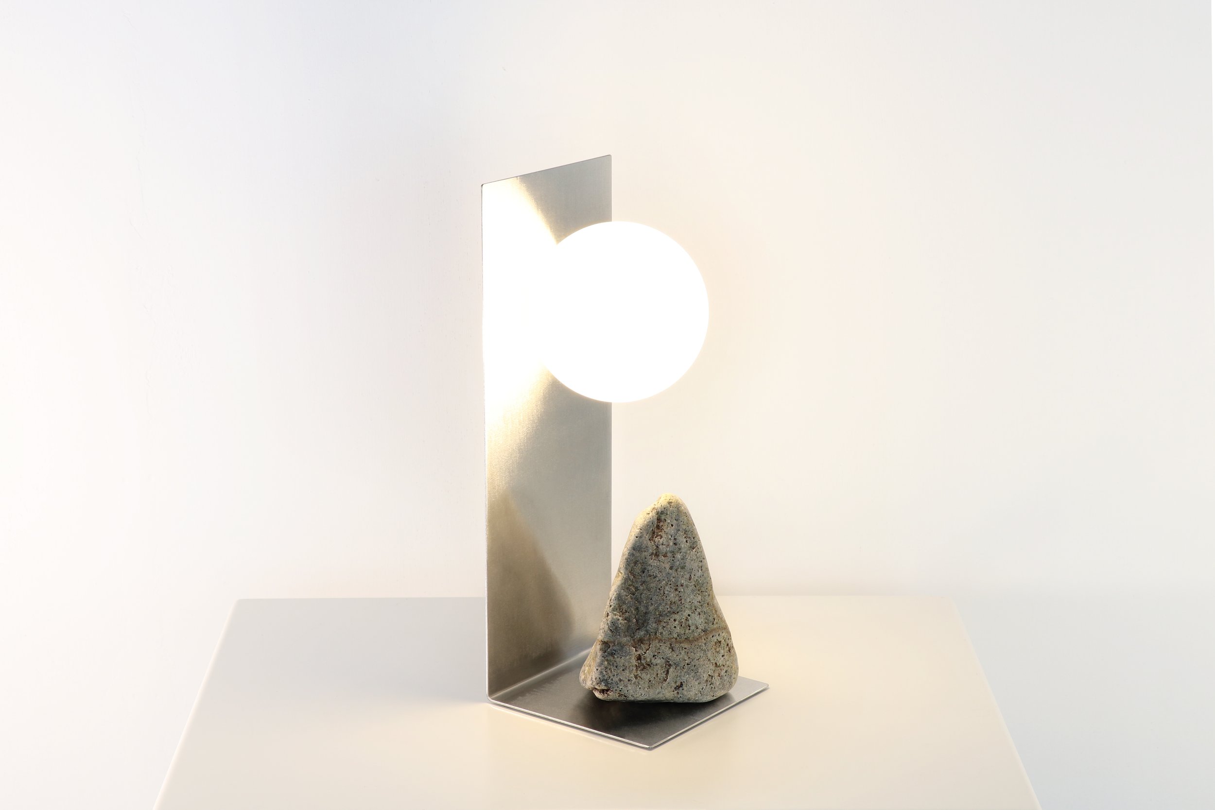 Steel and Stone - table light - stainless steel -  edition 1 - C.jpg