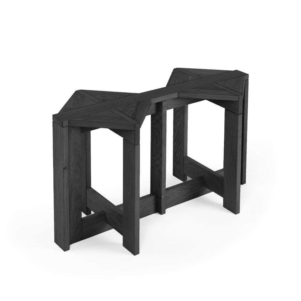 Monotropa _ Berber Double Stool _ Black Oak.jpg