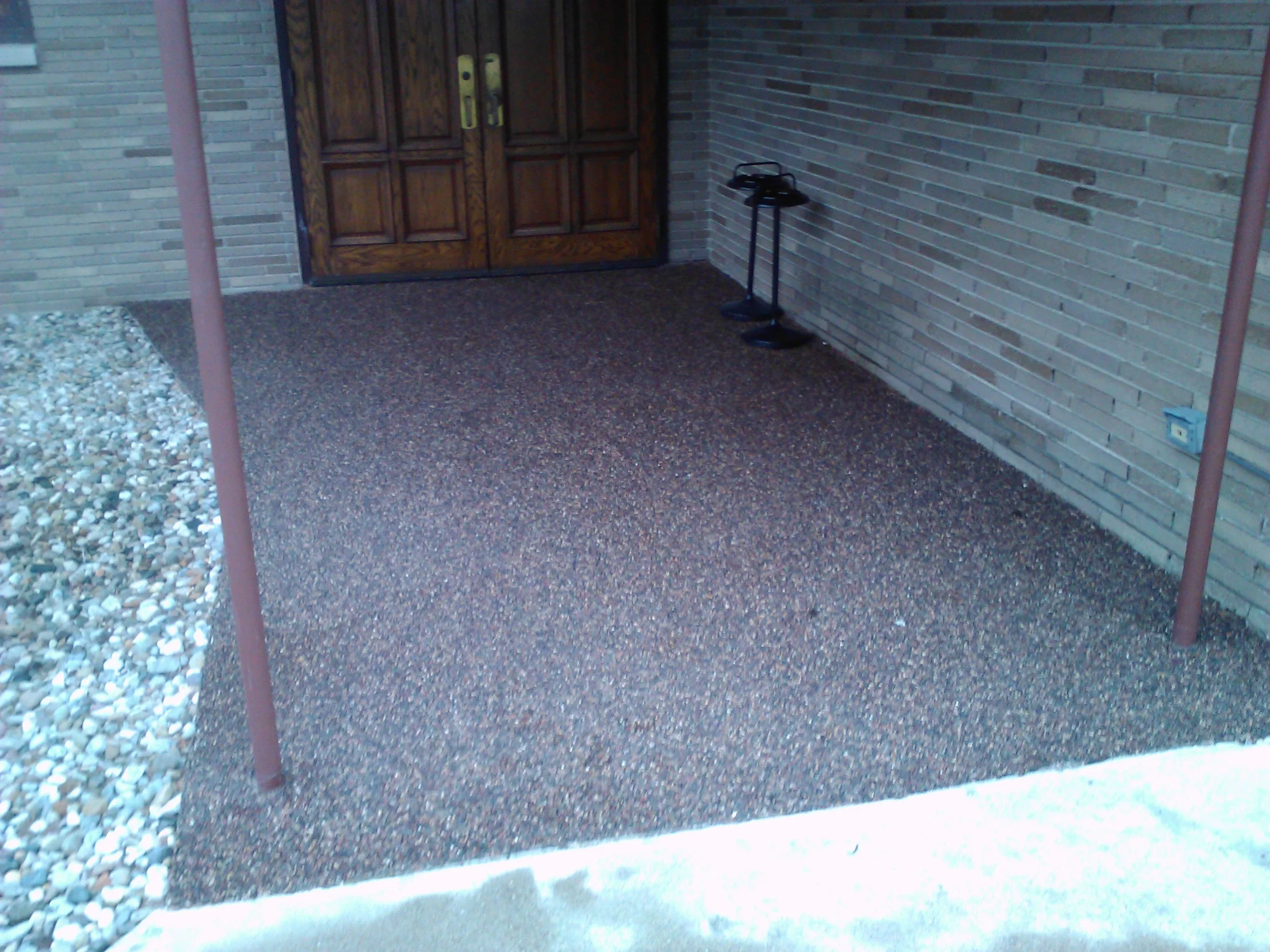 Epoxy Pebble Stone — Custom Coatings Concrete Floor Finishes
