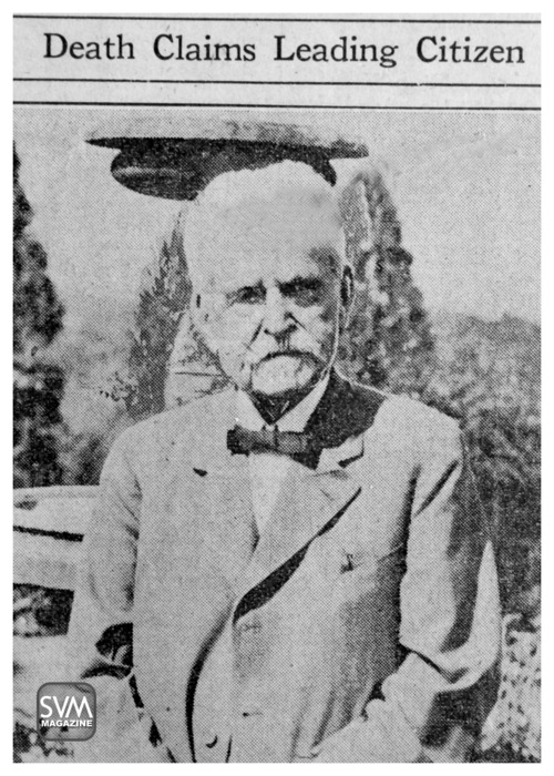 G. Gunby Jordan death announcement in the local newspaper on may 9, 1930