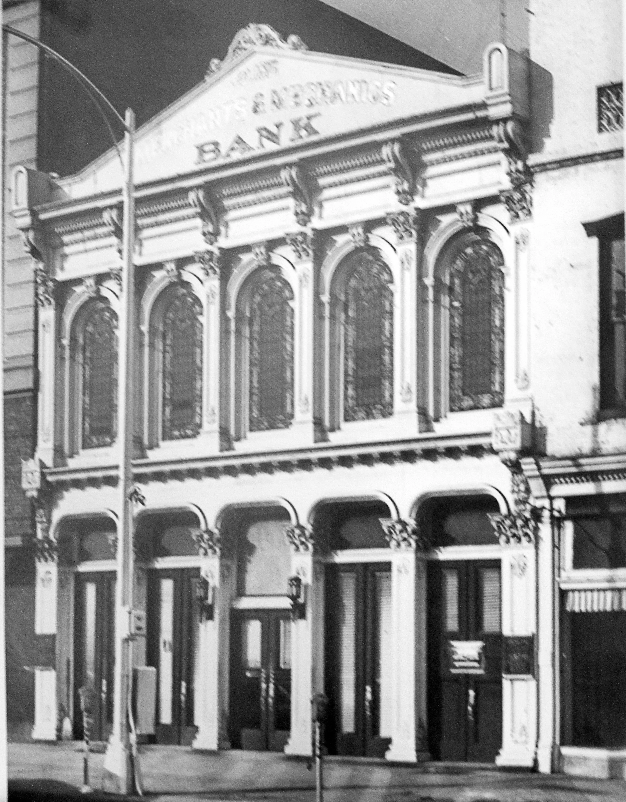 Merchants and Mechanics Bank.