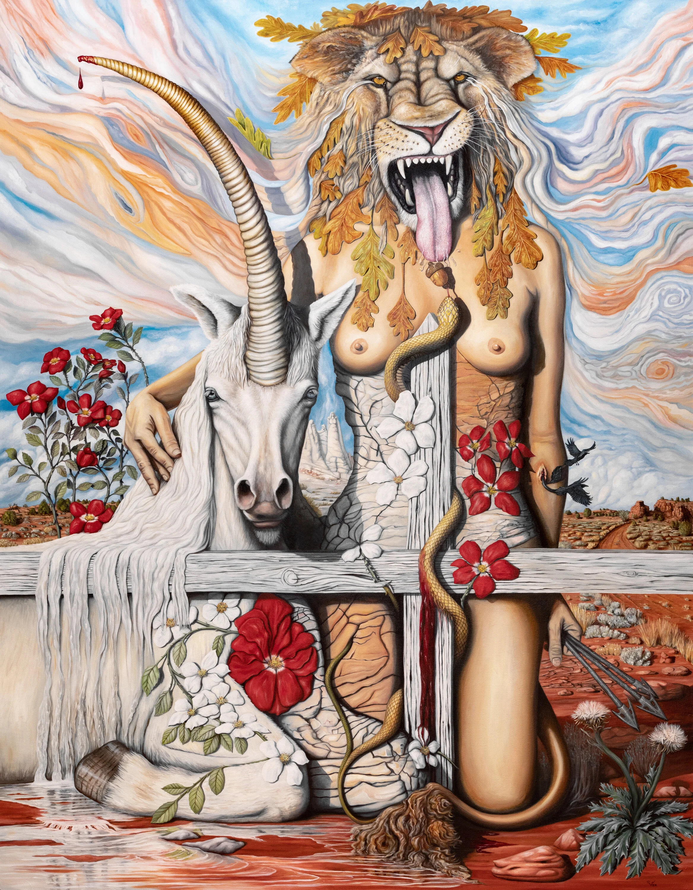 Iovis de Somnio: Coniunctio Solis et Lunae (Giclée Print)