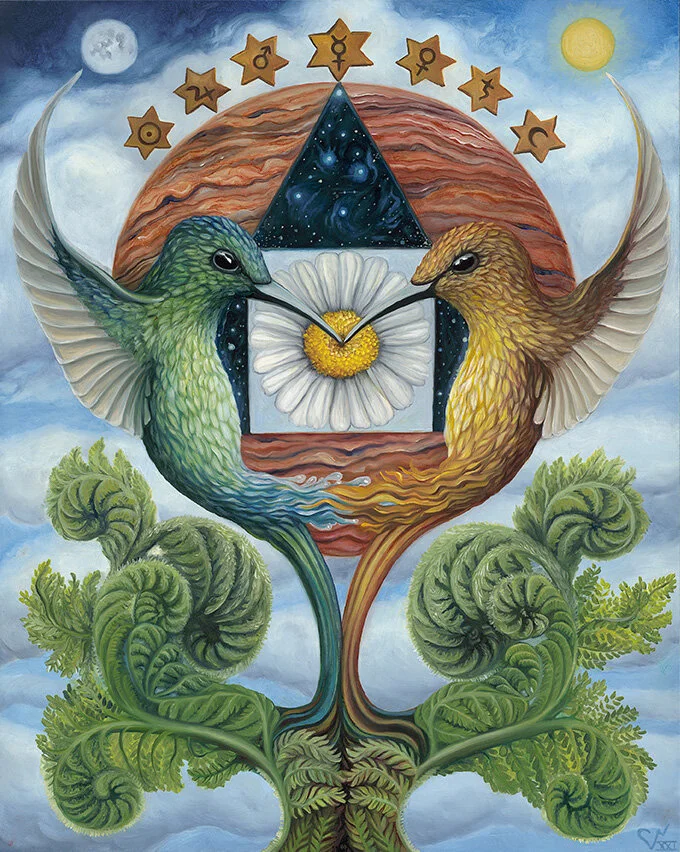 Quintessence of a Day’s Dream, oil on panel, 2021 (8x10”)     — Commissioned