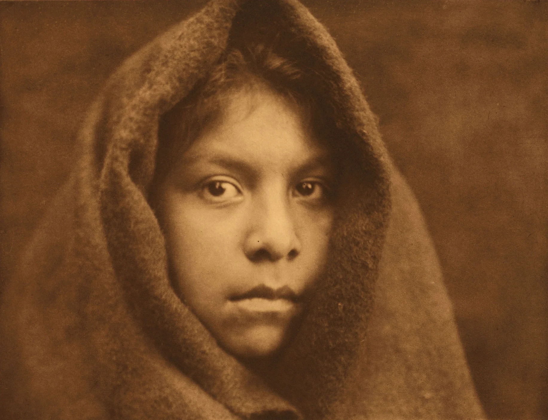 Edward Curtis, A Makah Maiden, 1916, courtesy of the Library of Congress.