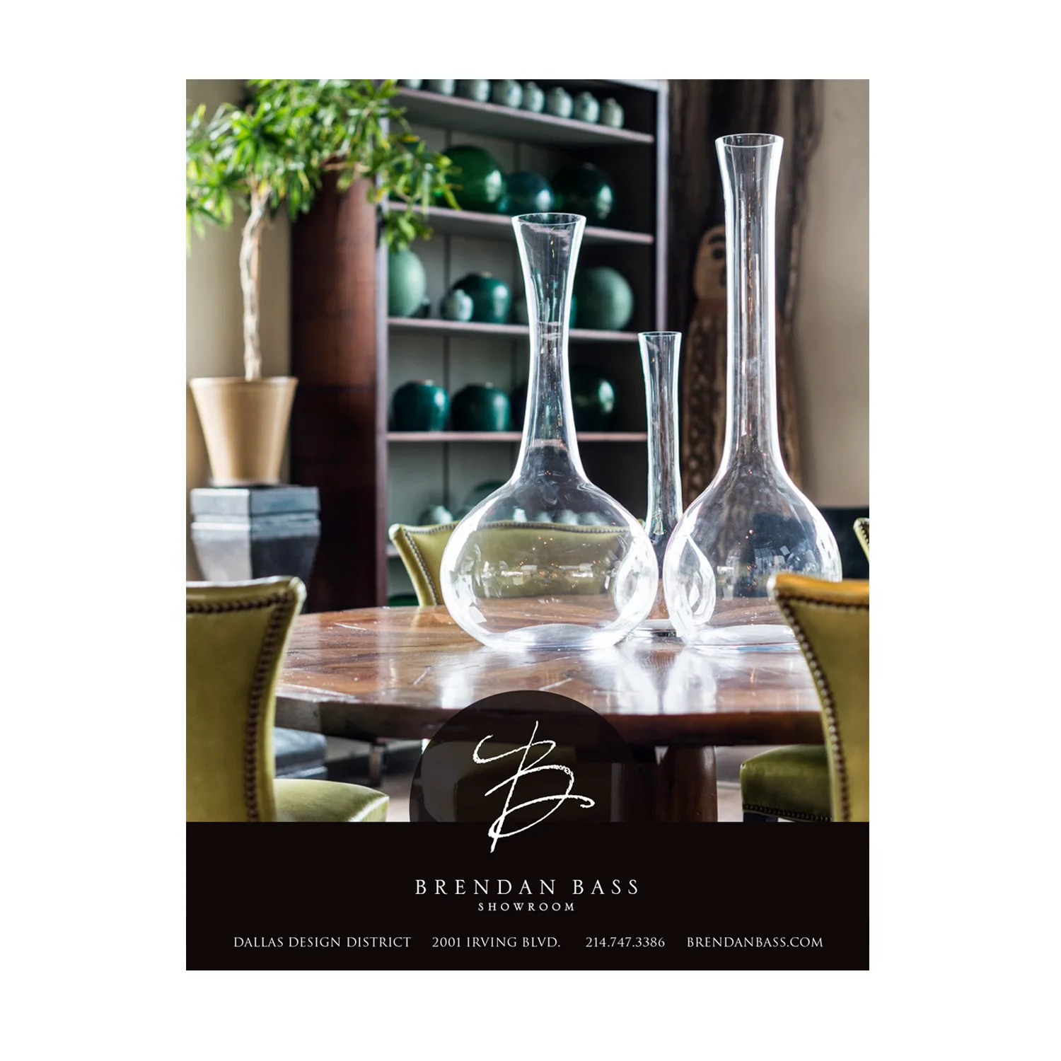 Brendan Bass Showroom Advertising