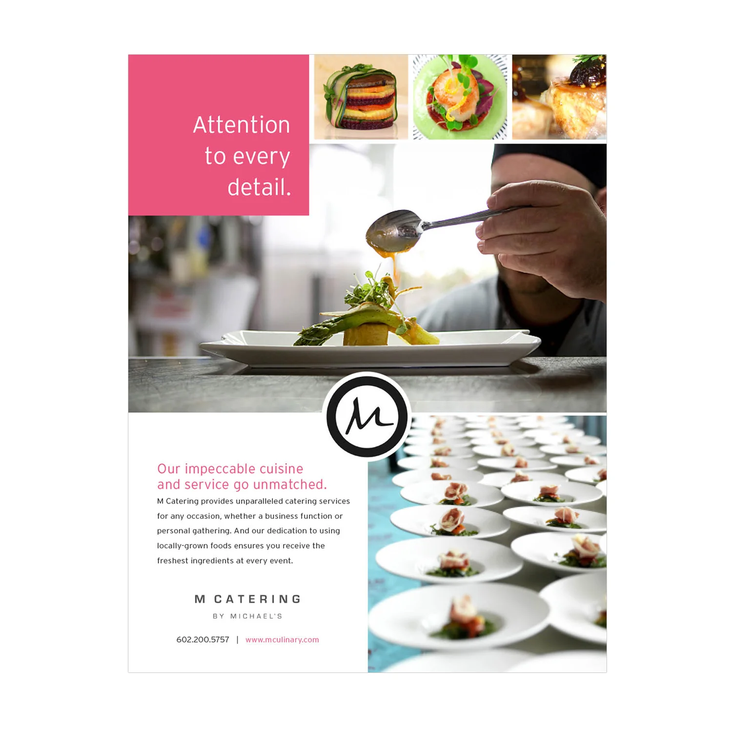 M Catering Advertising