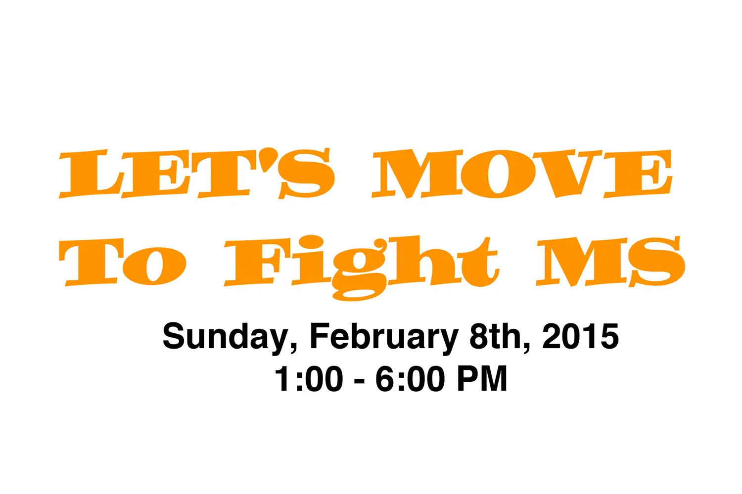 Let's Move to Fight MS!