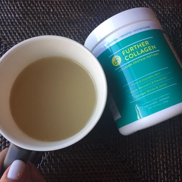 Turkey Bone Broth with a scoop of Further Collagen - so good ! 