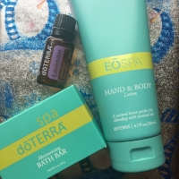 The moisturizing hand and body lotion makes a great pair with the moisturizing bath bar. It also blends perfectly with essential oils. Include a bottle of lavender essential oil for the gift of relaxation!