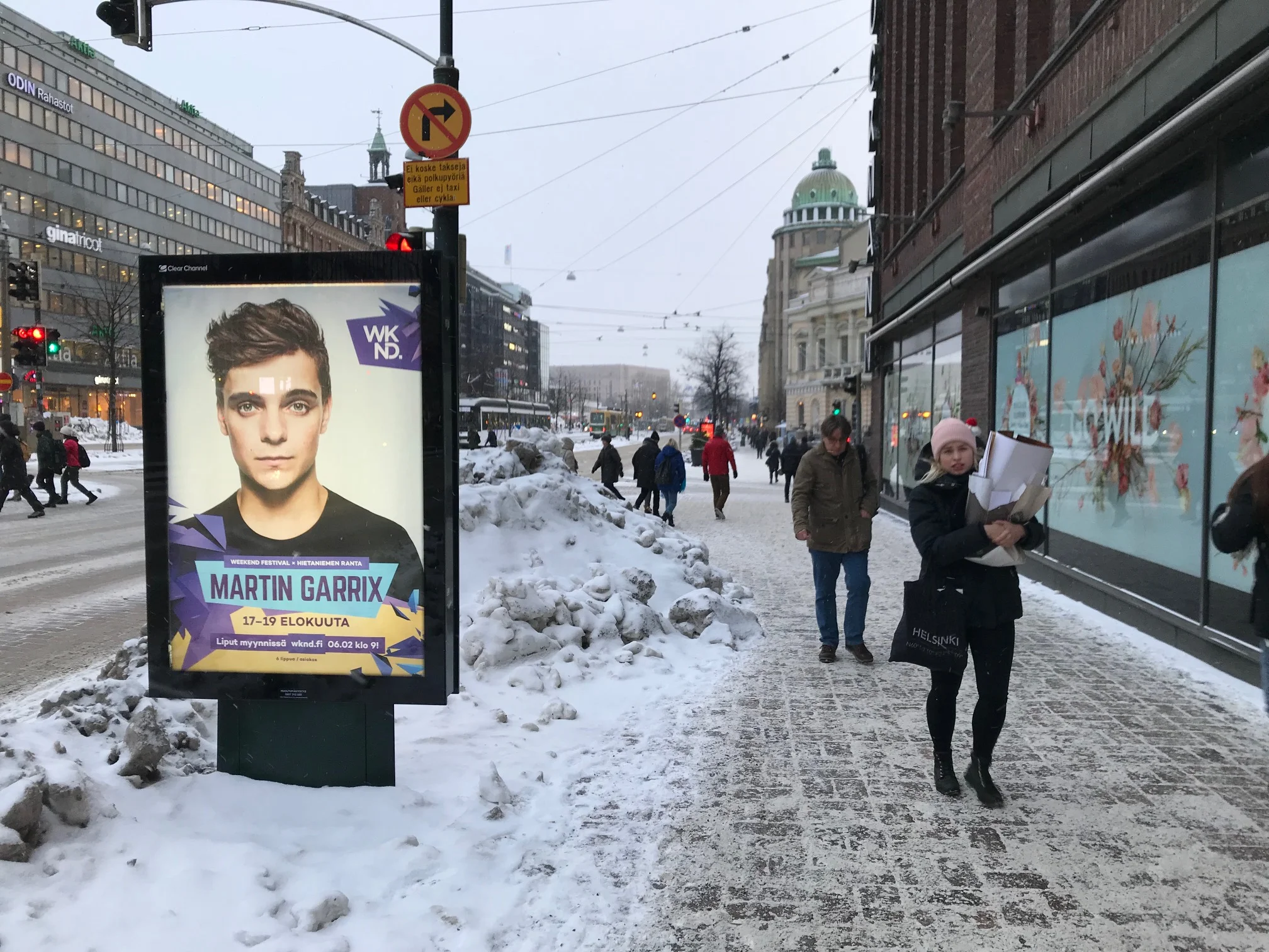 Weekend festival 2018, outdoor campaign Helsinki