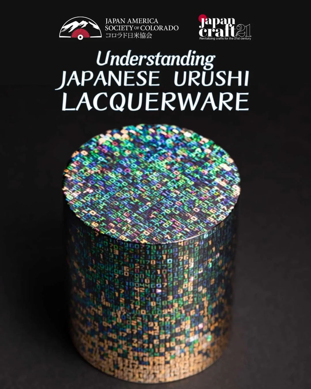 JASC is excited to co host a Japanese Urushi Lacquerware event with JapanCraft21!💎
Experience the art and mystery of Japanese Urushi Lacquerware - one of the world’s most precious yet least understood traditional crafts - at an enlightening p