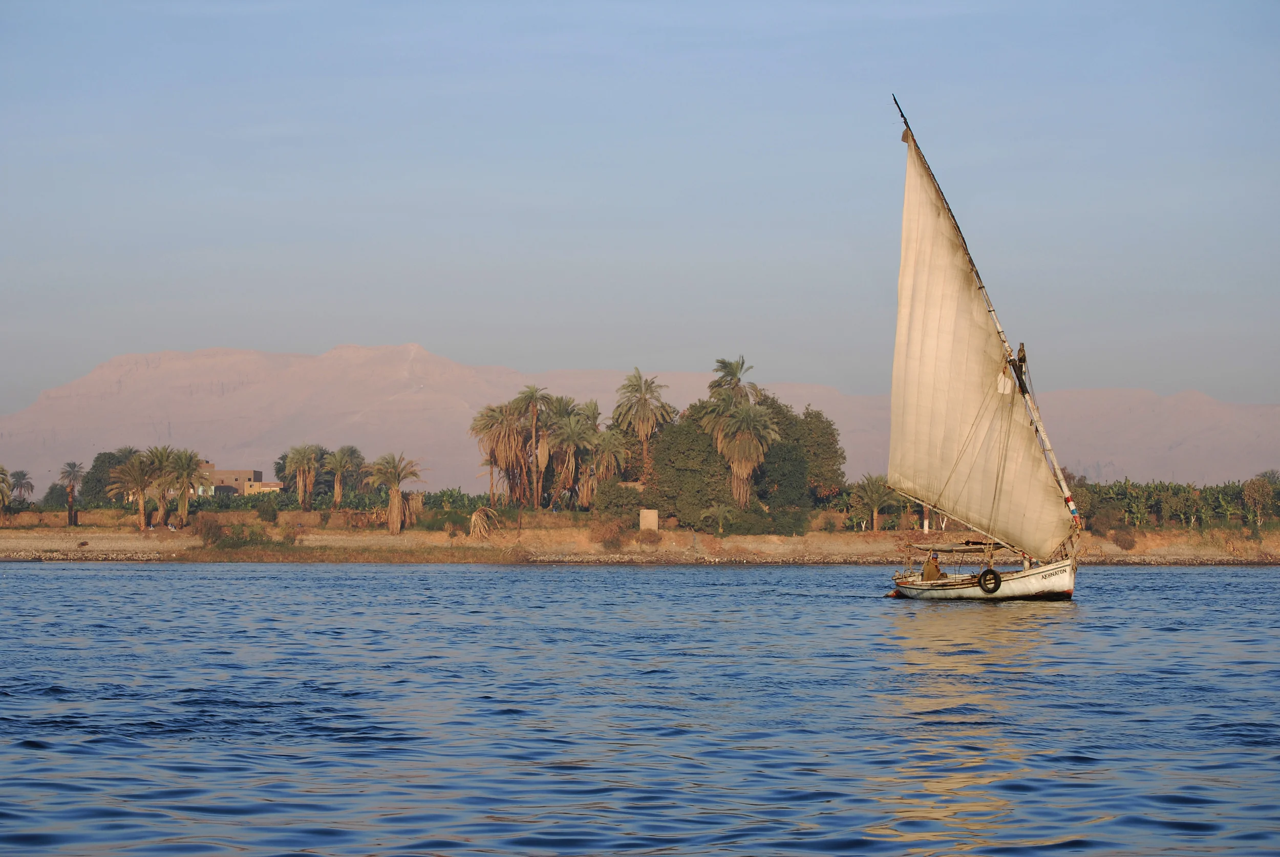 Sunrise on the Nile, Luxor, Egypt