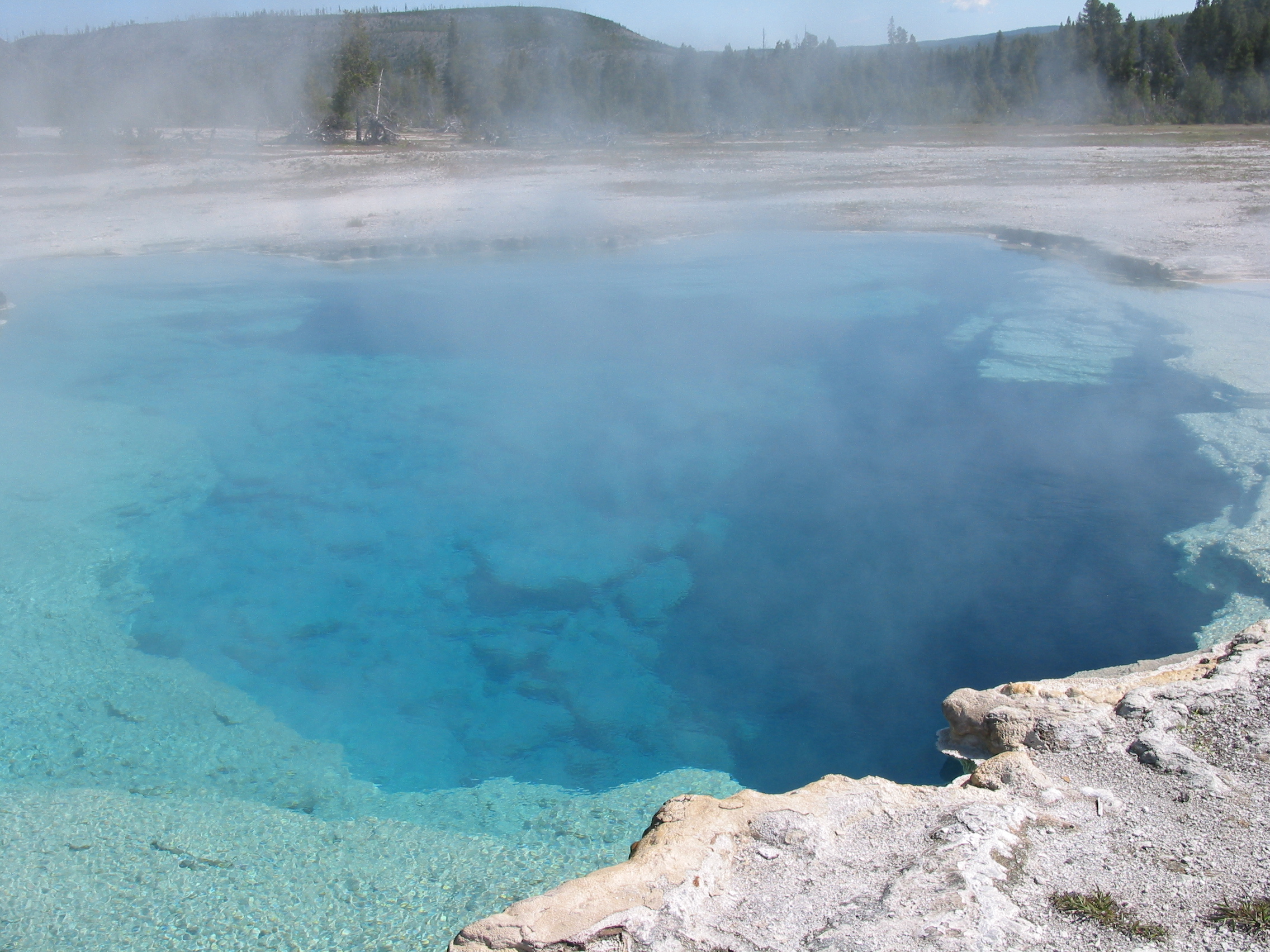 Sapphire Pool, Biscuit Basin, Yellowstone National Park, Wyoming