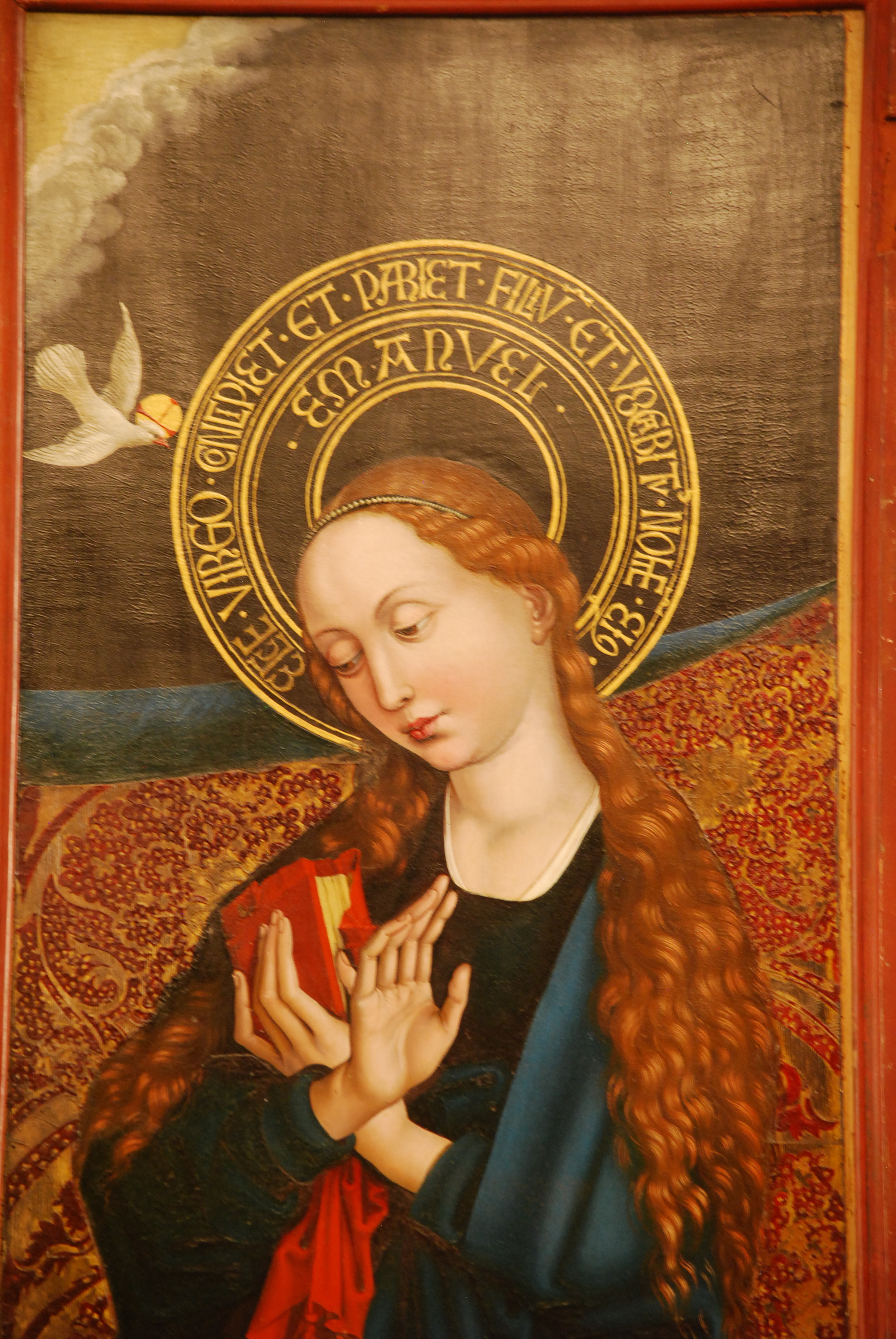 Orlier Altarpiece (Martin Schongauer, 1470-1475) Detail, Unterlinden Museum, Colmar, France 