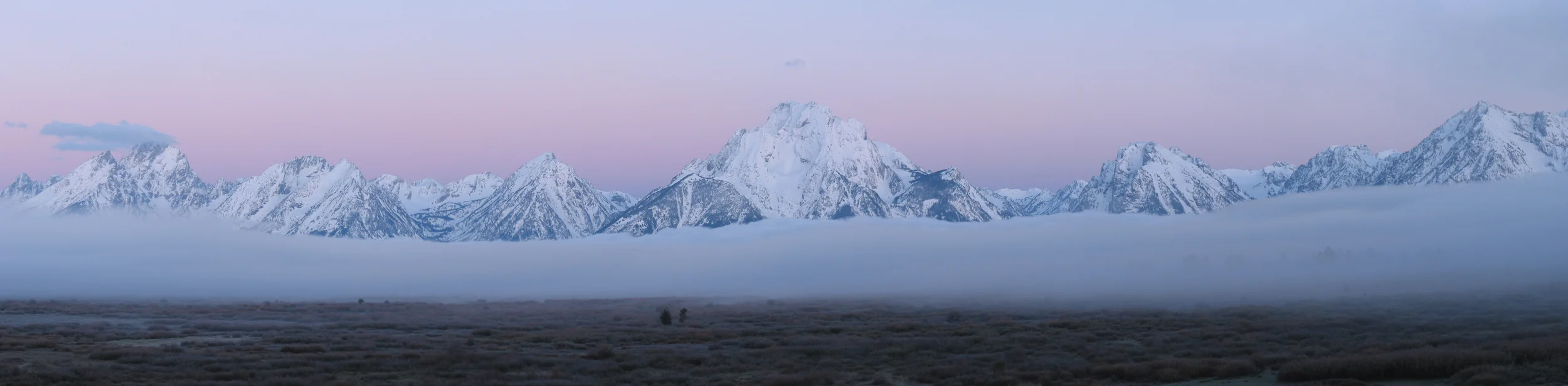 Sunrise in the Tetons, Wyoming
