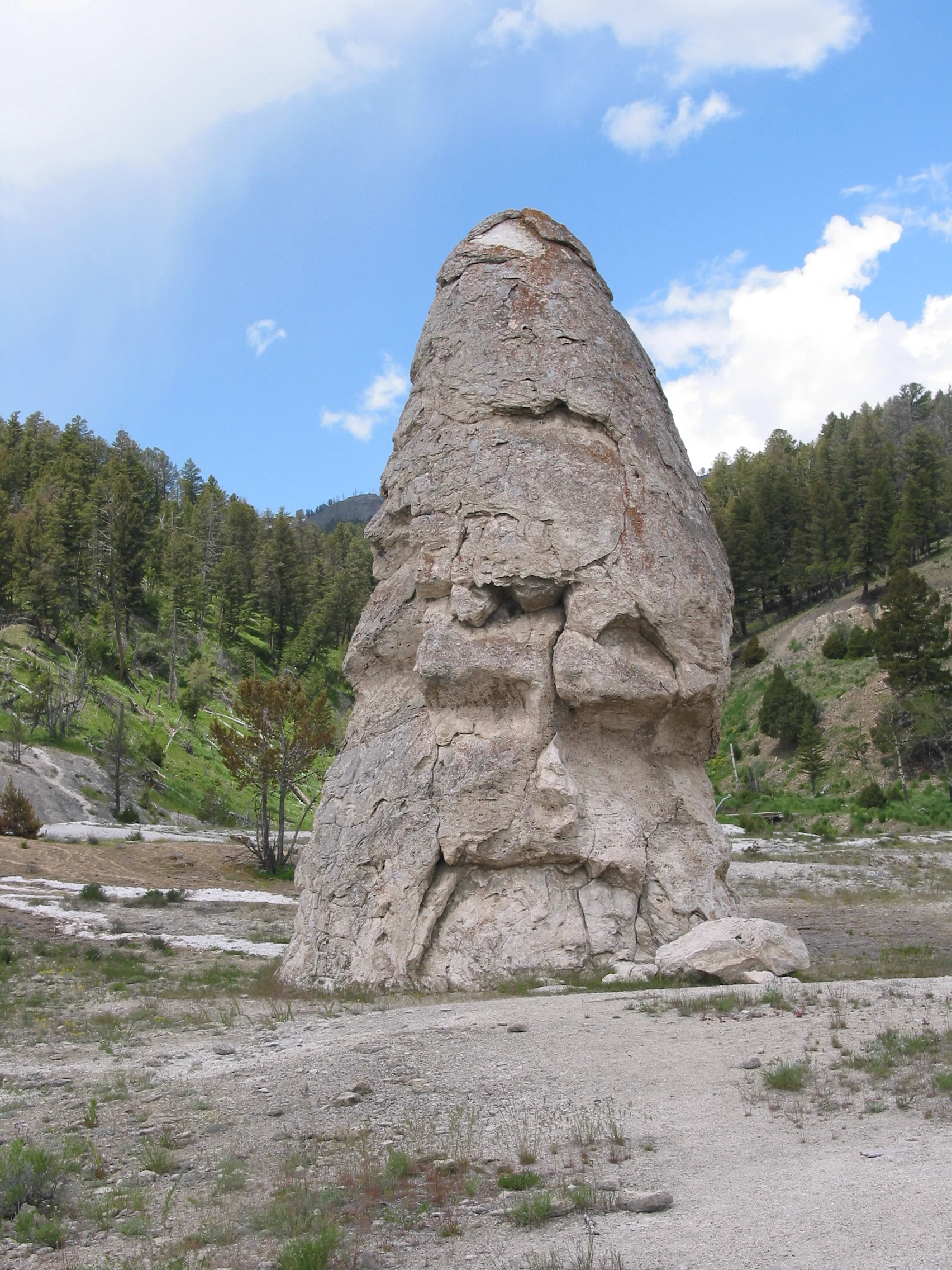 Liberty Cap, Mammoth Hot Springs, Yellowstone National Park