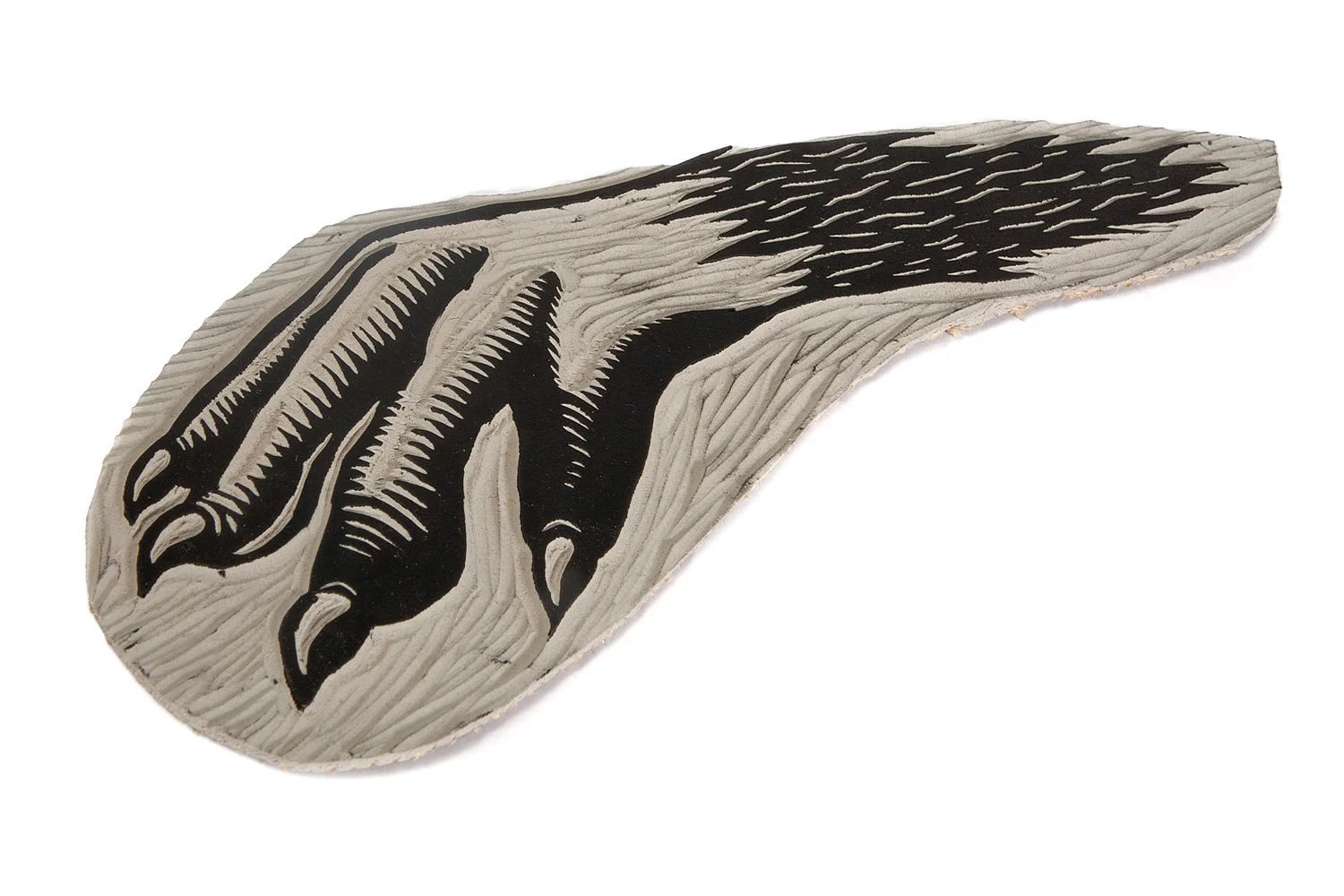 2014 Linocut 11" x 5.5"