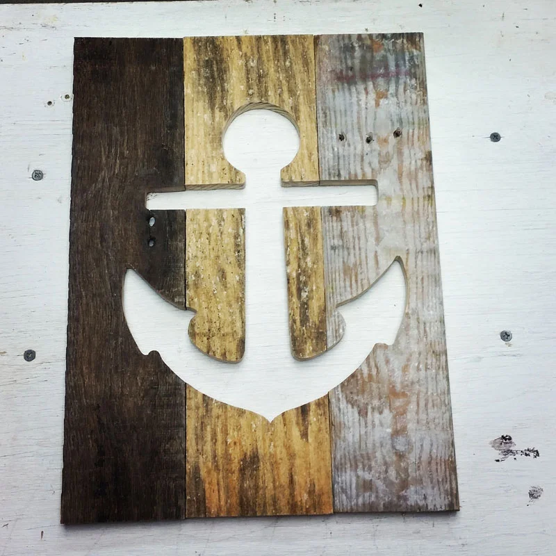 Pallet Wood Anchor Wall Art