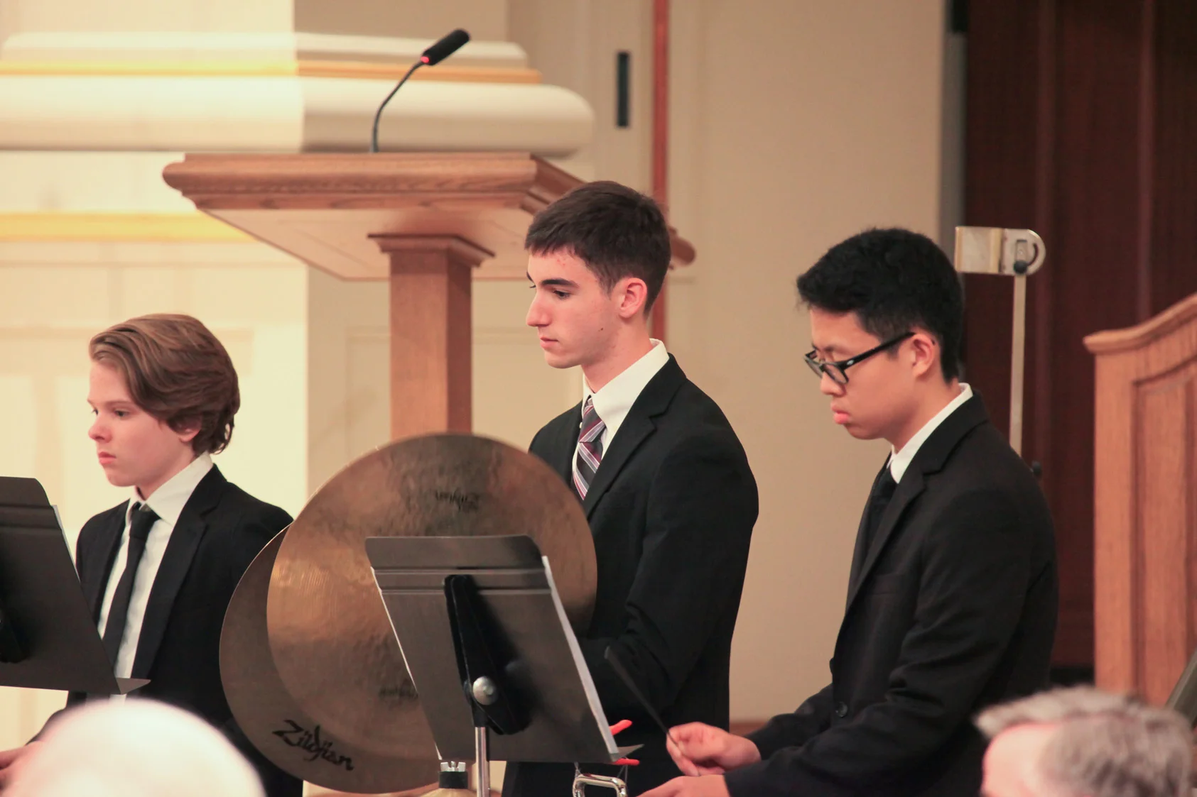 Ben Yodzis, Samuel Keh, Jackson Rowles, percussion