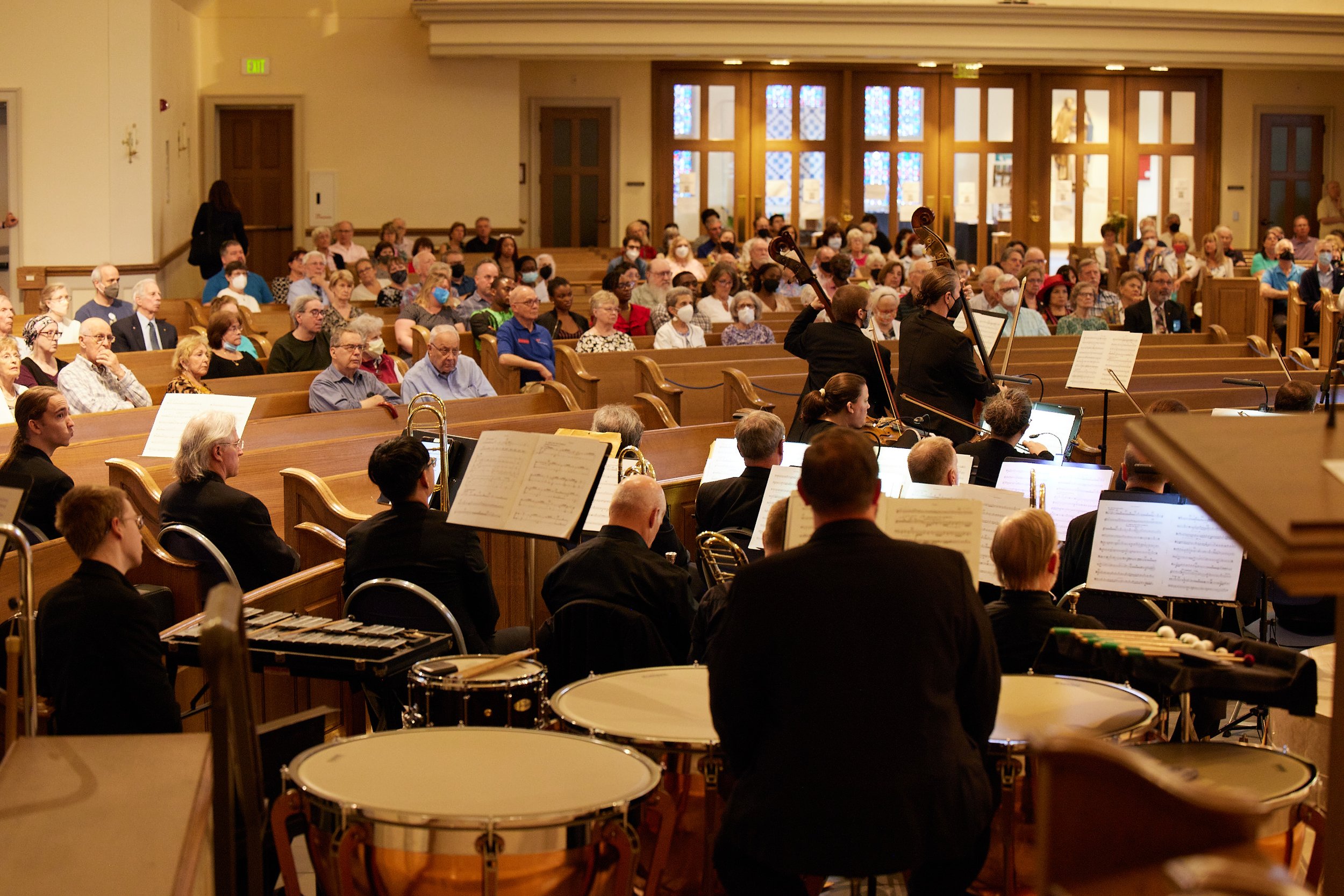 Nathan Dufresne, Gilbert Rupp, percussion