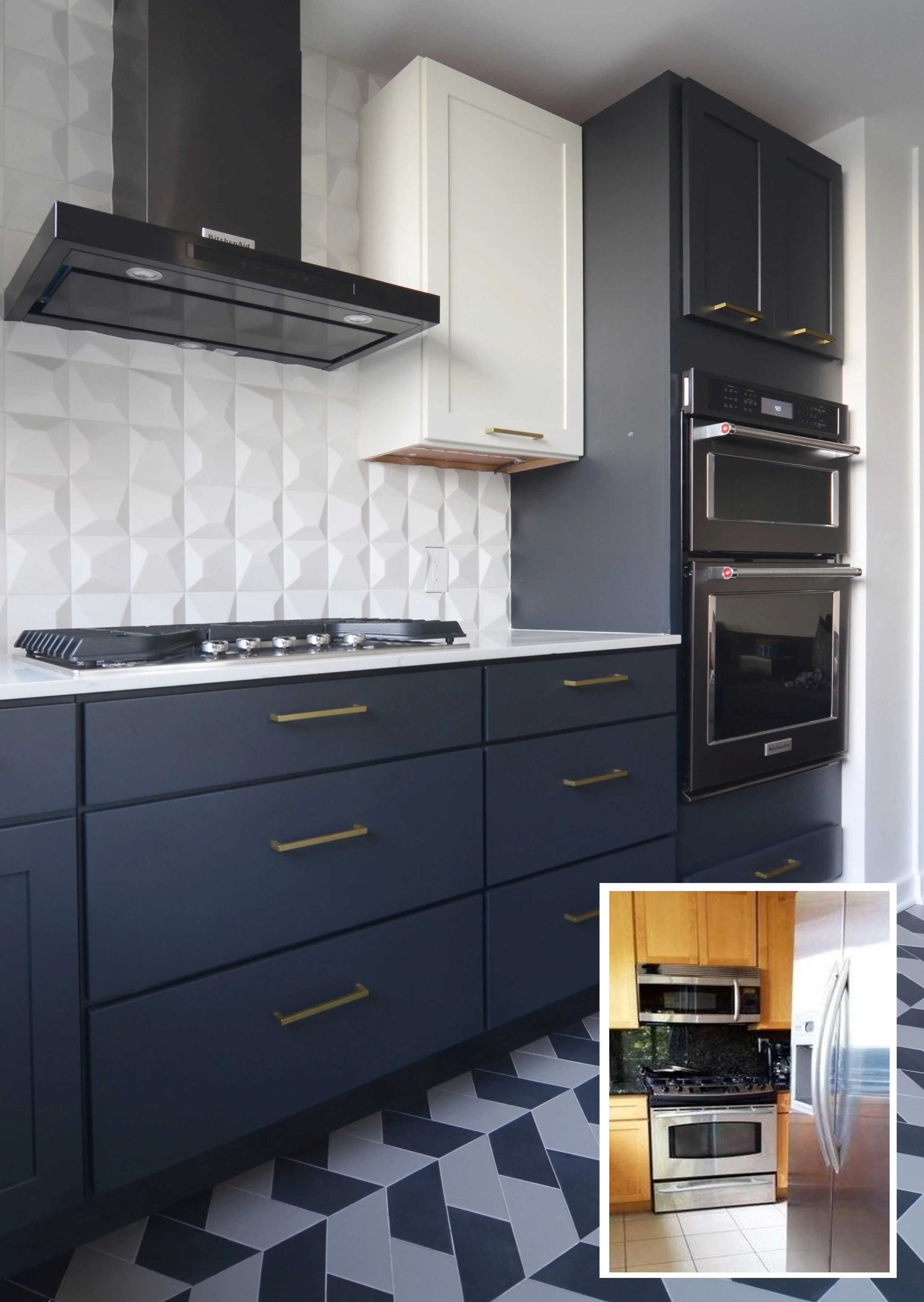Westbourne Kitchen Stove before after stove.jpg