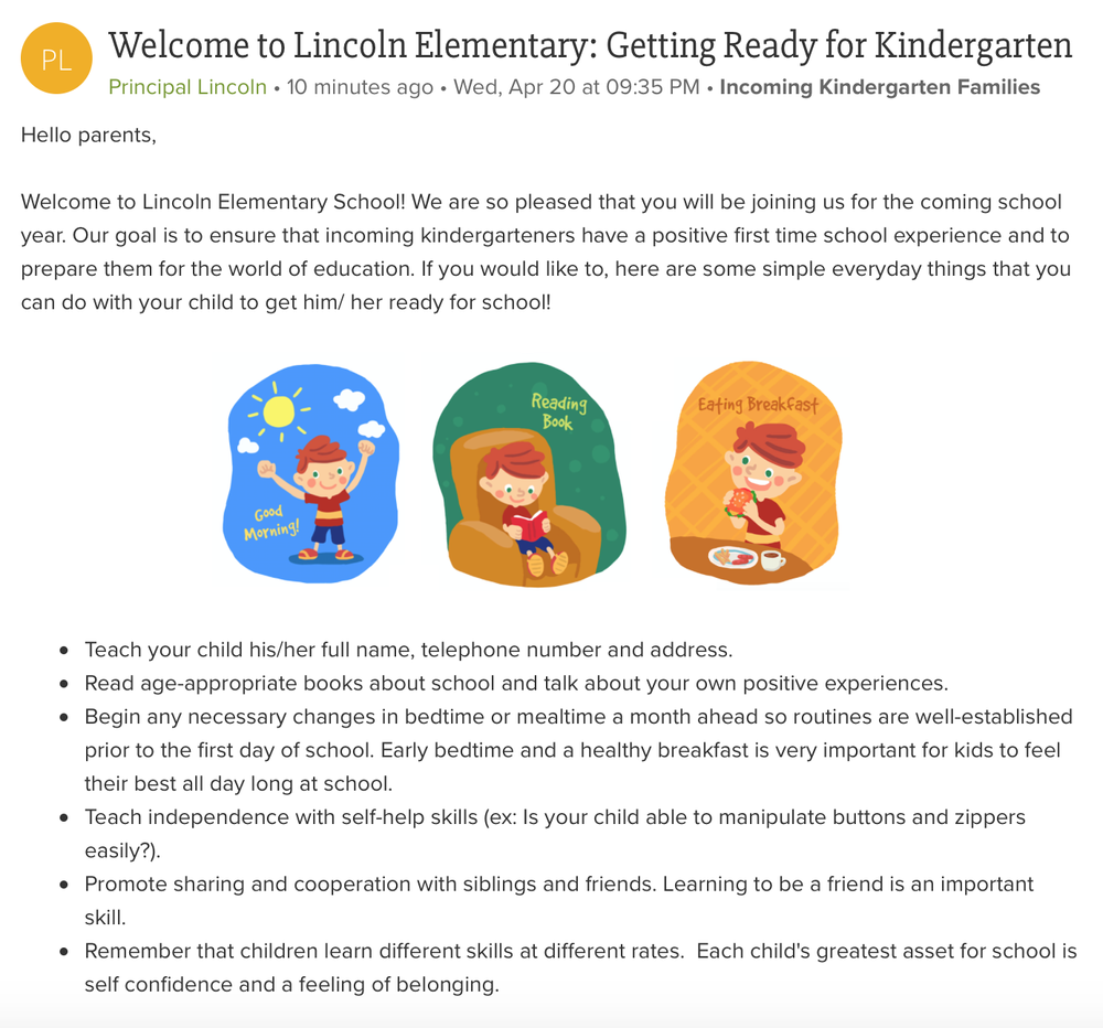 Off To A Good Start Getting Ready For Kindergarten Parentsquare Blog