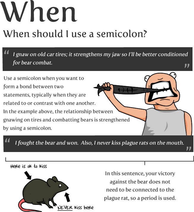 From The Oatmeal: http://theoatmeal.com/comics/semicolon