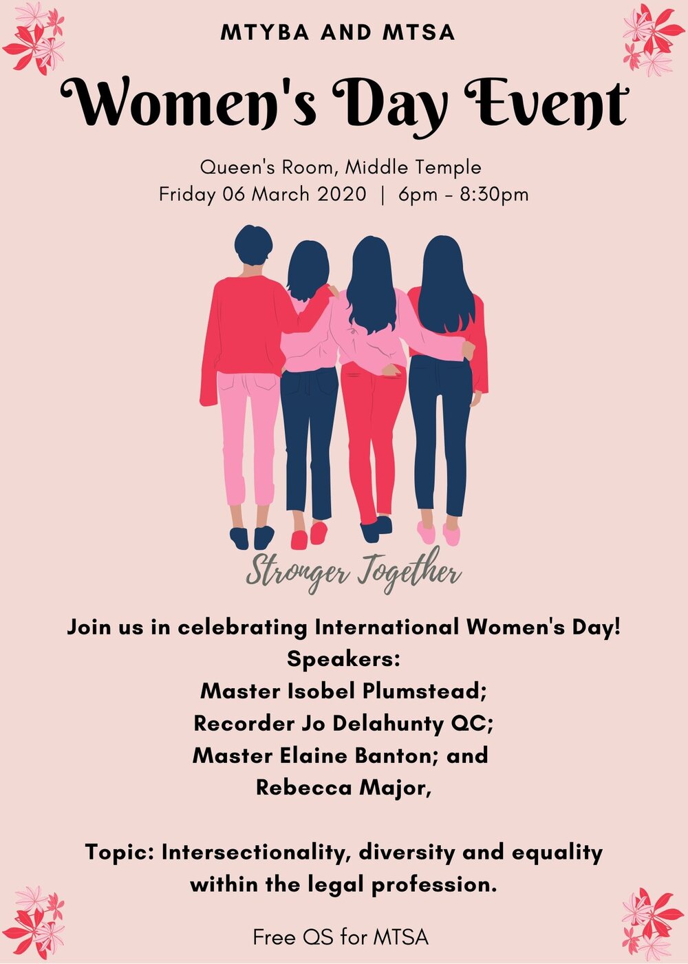 MTYBA & MTSA International Women's Day Event — MTYBA