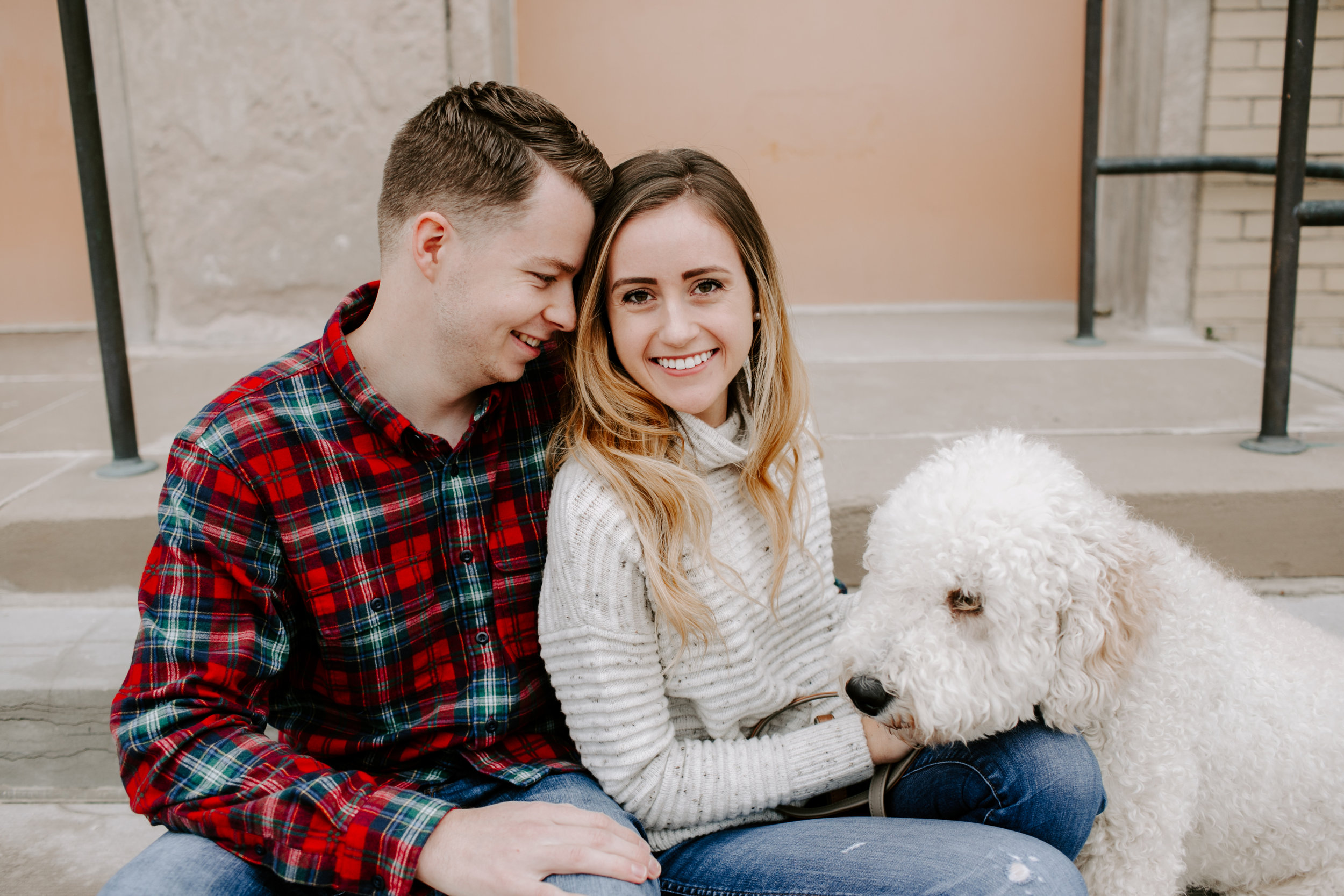 Hallie and Tyler Couple Photos downtown Broad Ripple Indiana Emily Elyse Wehner Photography LLC-7.jpg