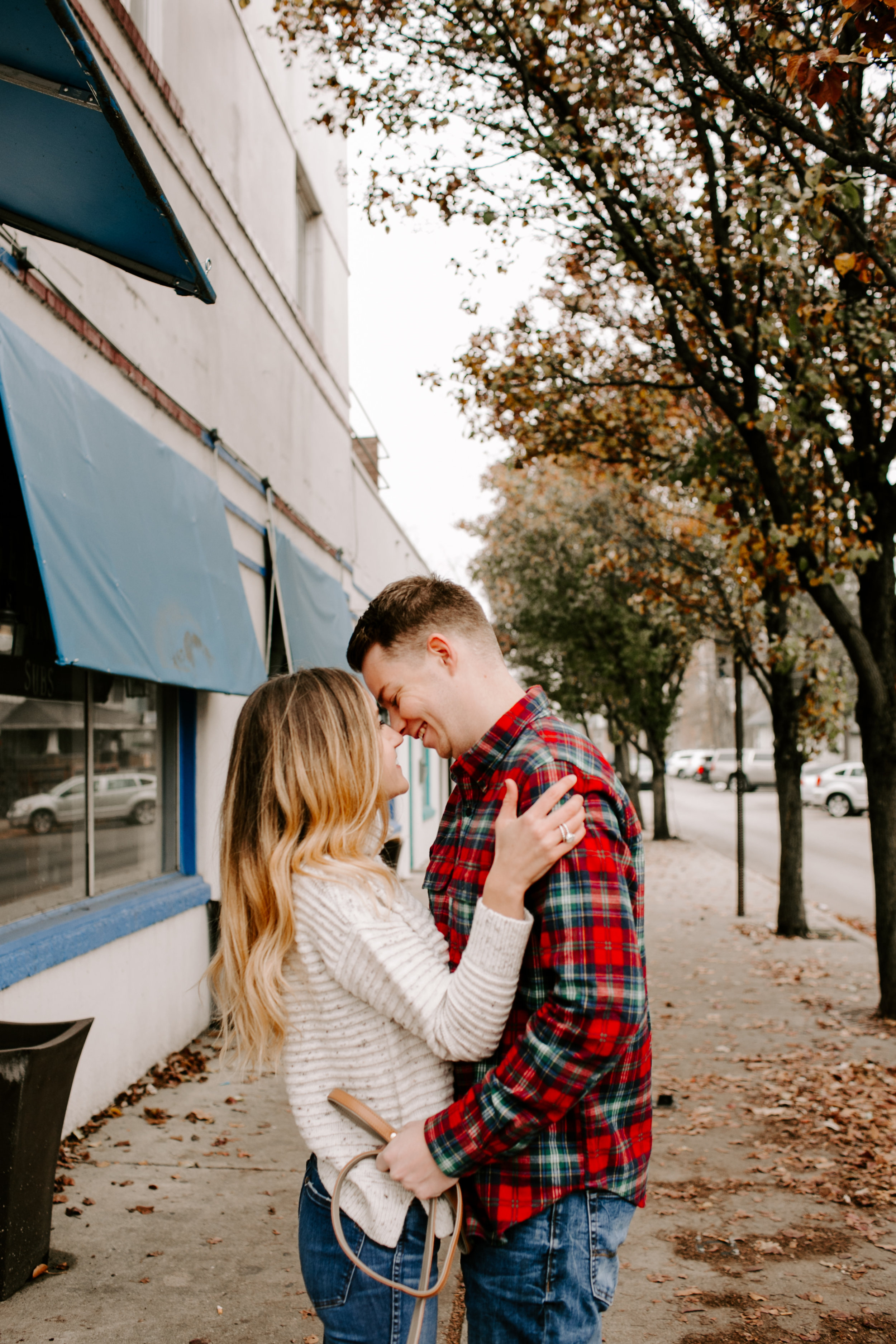 Hallie and Tyler Couple Photos downtown Broad Ripple Indiana Emily Elyse Wehner Photography LLC-43.jpg