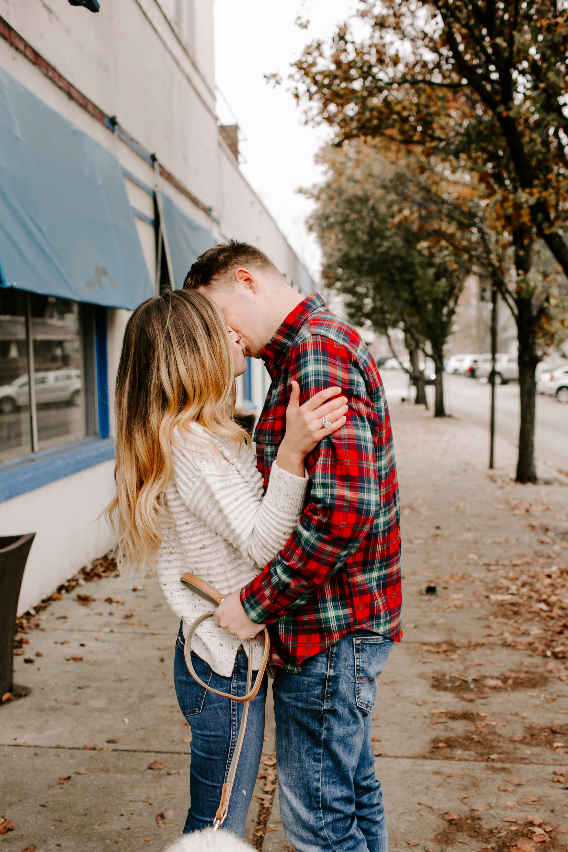 Hallie and Tyler Couple Photos downtown Broad Ripple Indiana Emily Elyse Wehner Photography LLC-45.jpg