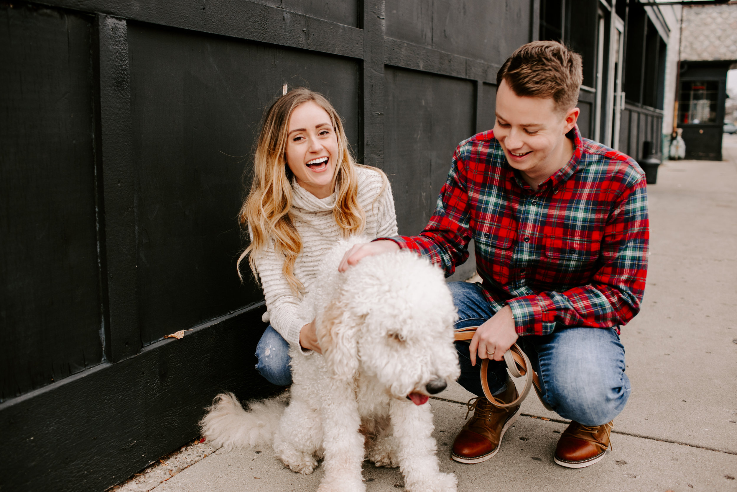 Hallie and Tyler Couple Photos downtown Broad Ripple Indiana Emily Elyse Wehner Photography LLC-87.jpg