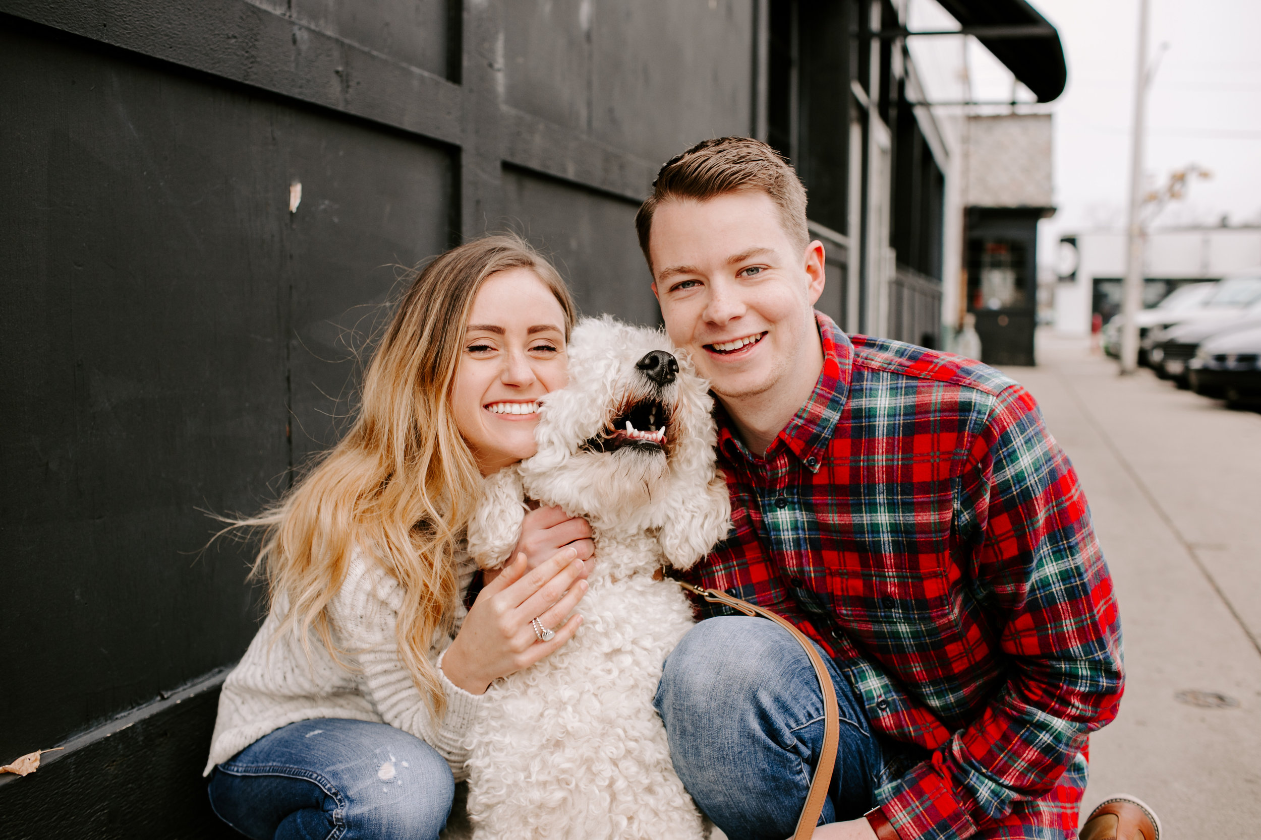 Hallie and Tyler Couple Photos downtown Broad Ripple Indiana Emily Elyse Wehner Photography LLC-90.jpg