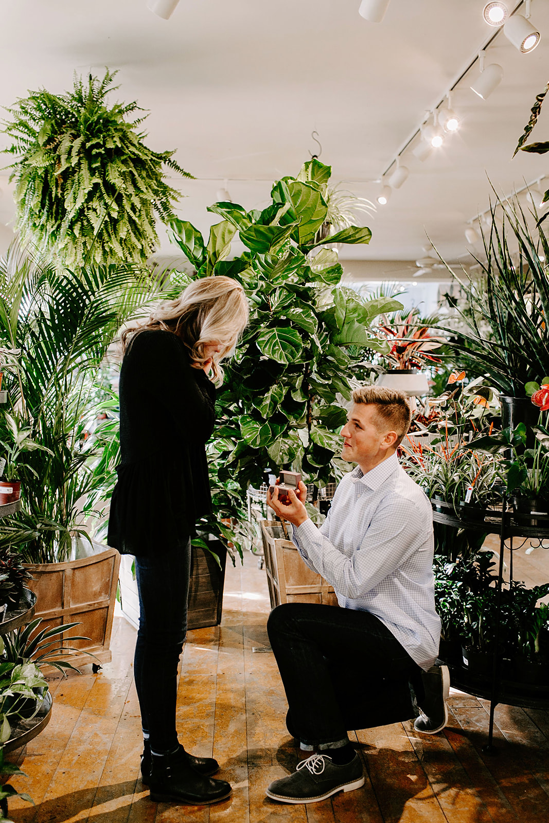 Lindy and JT Proposal at Allisonville Nursery in Indianapolis Indiana by Emily Elyse Wehner Photography LLC-38.jpg