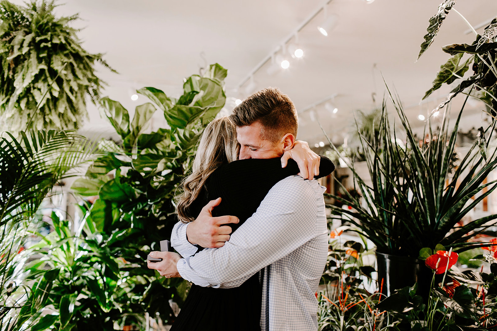 Lindy and JT Proposal at Allisonville Nursery in Indianapolis Indiana by Emily Elyse Wehner Photography LLC-45.jpg