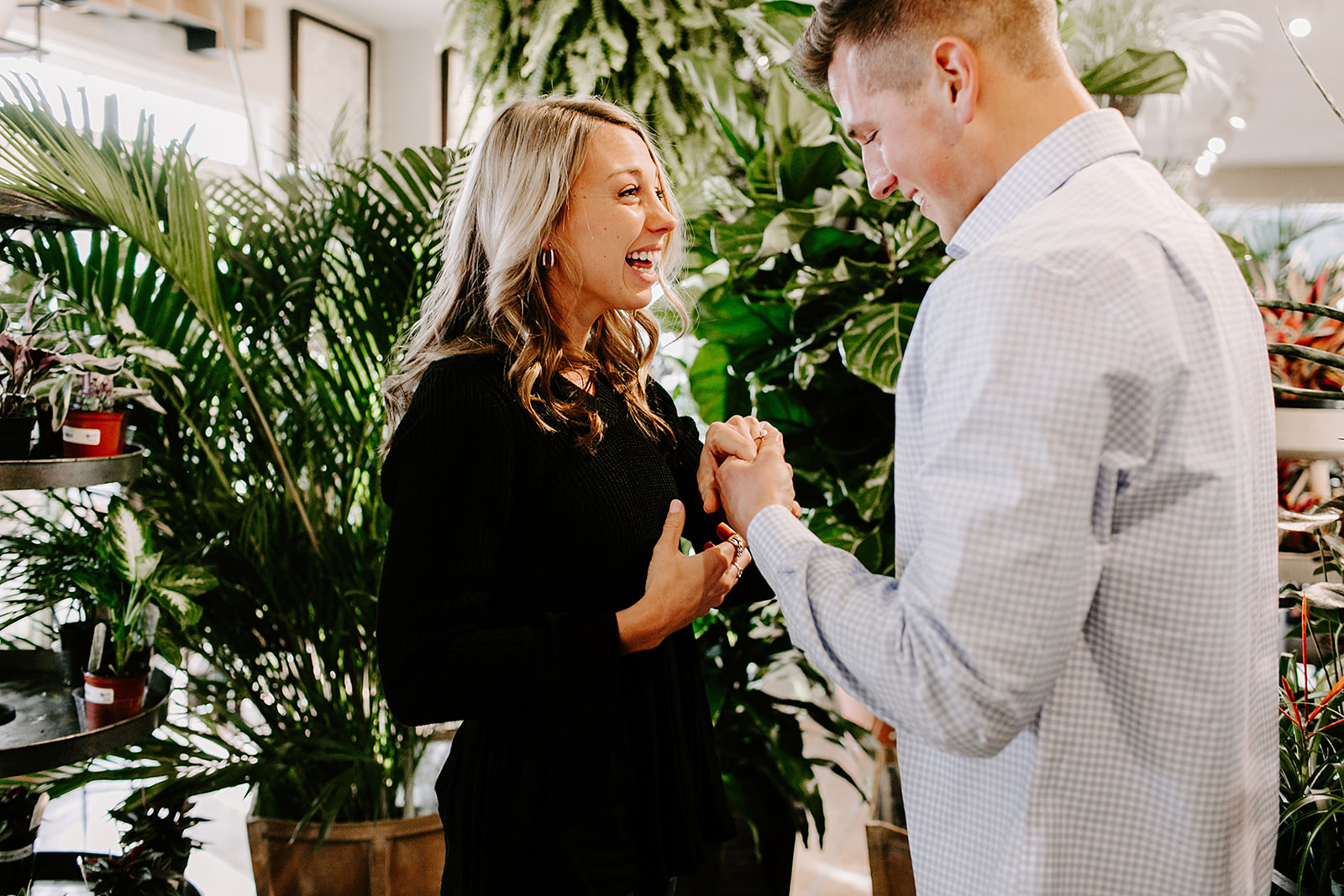 Lindy and JT Proposal at Allisonville Nursery in Indianapolis Indiana by Emily Elyse Wehner Photography LLC-52.jpg