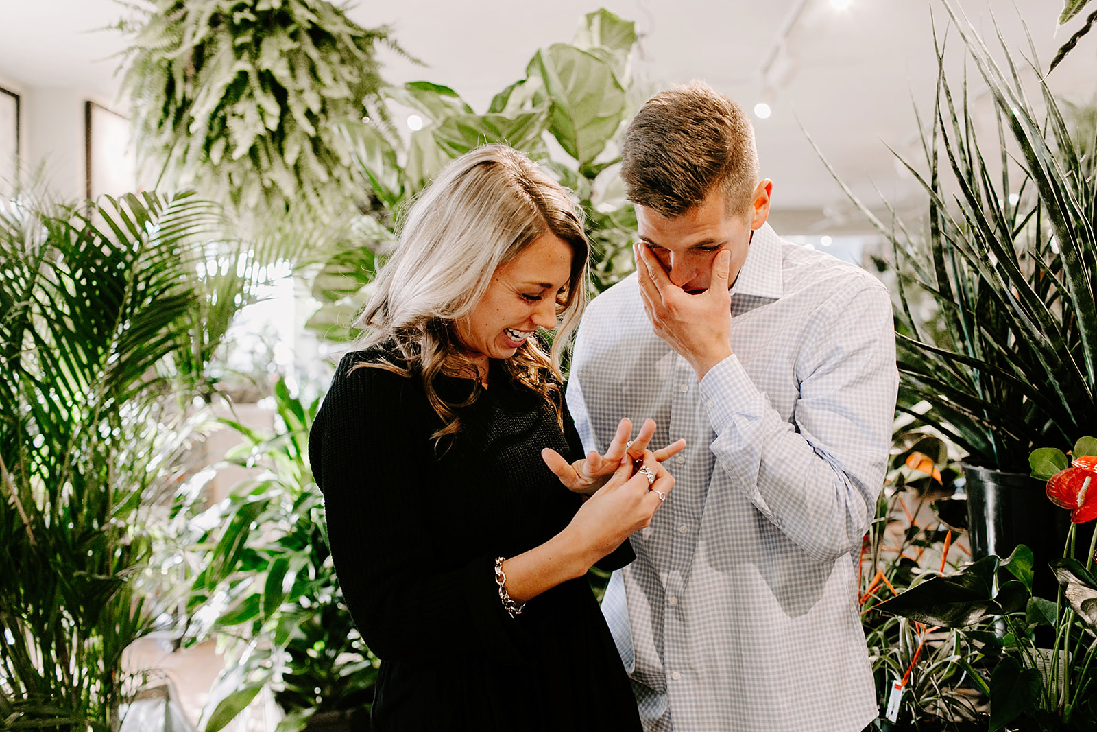 Lindy and JT Proposal at Allisonville Nursery in Indianapolis Indiana by Emily Elyse Wehner Photography LLC-65.jpg