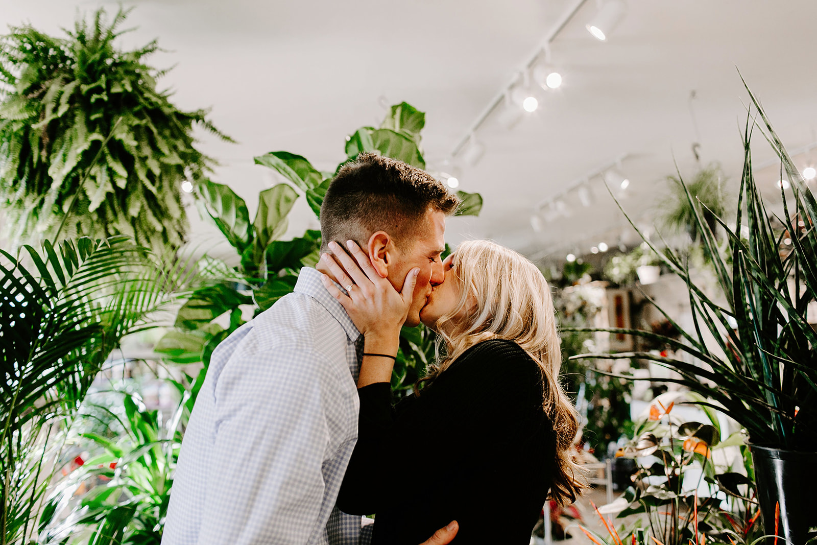 Lindy and JT Proposal at Allisonville Nursery in Indianapolis Indiana by Emily Elyse Wehner Photography LLC-72.jpg