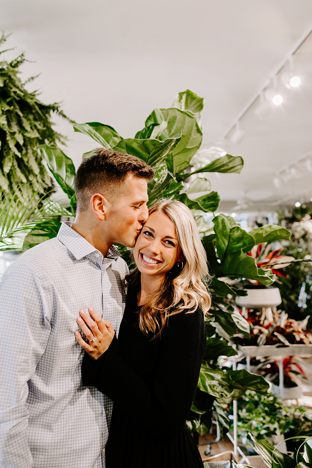 Lindy and JT Proposal at Allisonville Nursery in Indianapolis Indiana by Emily Elyse Wehner Photography LLC-87.jpg