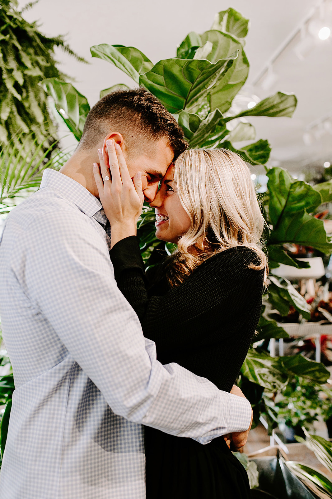 Lindy and JT Proposal at Allisonville Nursery in Indianapolis Indiana by Emily Elyse Wehner Photography LLC-93.jpg