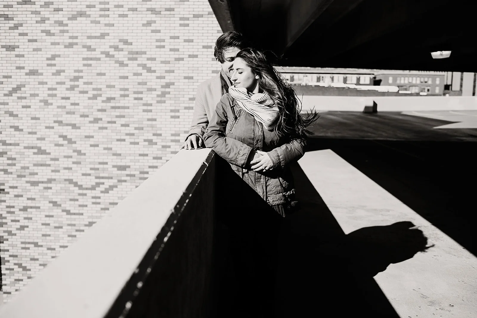 Downtown Indianapolis Rooftop Gender Reveal