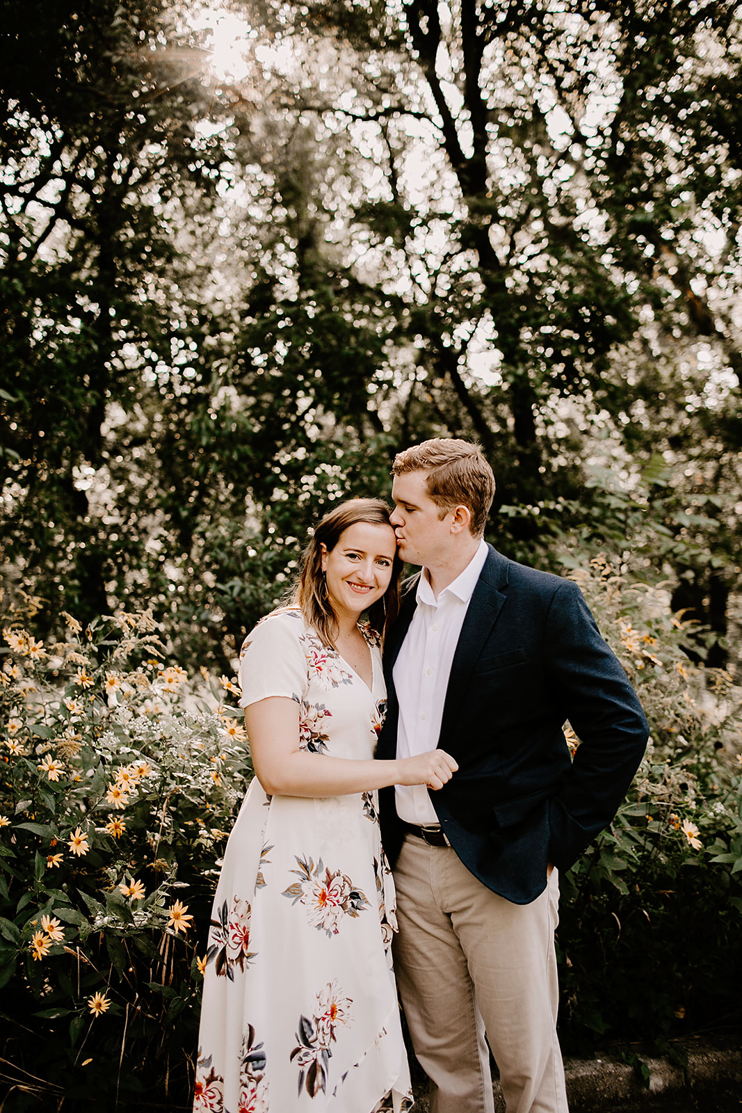 Engagement session 100 Acre Woods Indianapolis Indiana Emily Elyse Wehner Photography