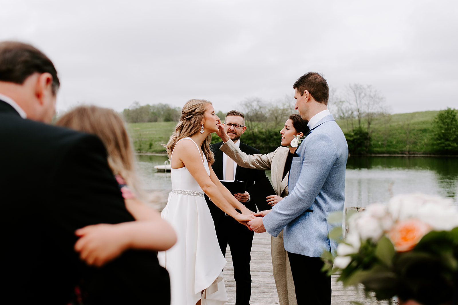Traders Point Creamery Elopement in Zionsville, Indiana | Wedding vows, photography by Emily Wehner